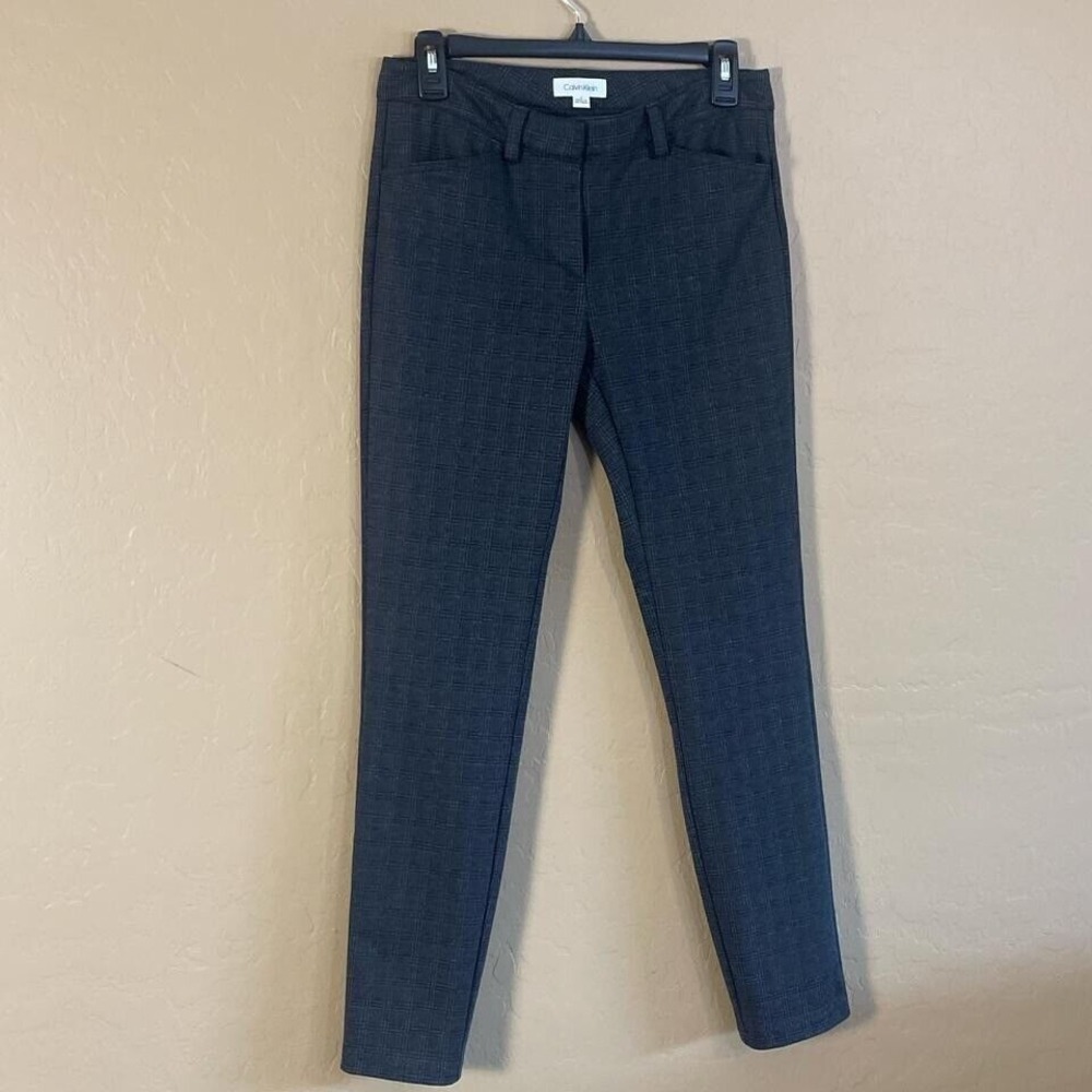 Calvin Klein Women's Modern Ankle Fit Plaid Pants